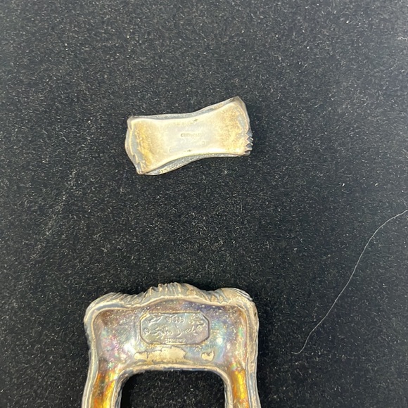 STEPHEN DWECK Signed STERLING SILVER BELT BUCKLE 108 grams - Picture 7 of 9